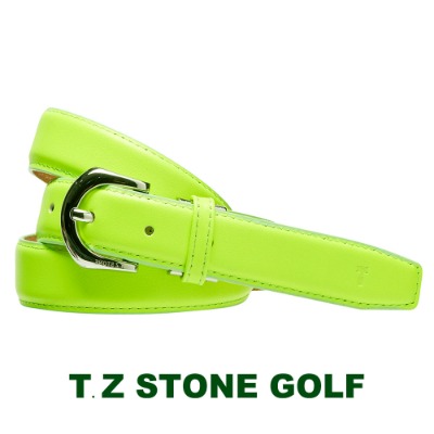 [ITALY SERIES][티지스톤]T.Z STONE-TZ1D501GN GOLF클래식 프리미엄 이태리카프옐로우그린 여자 골프벨트(사이즈:20~38인치 / 벨트 폭:2.5cm)